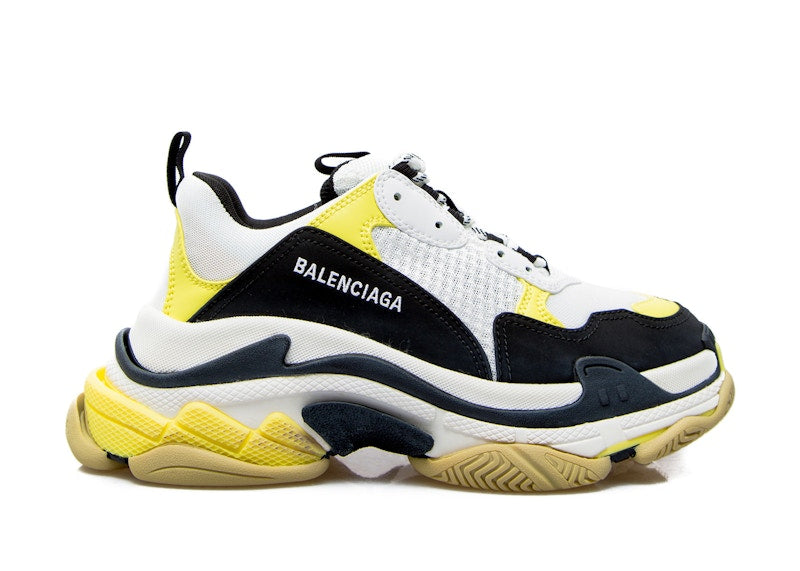 Balenciaga Triple S White Black Yellow