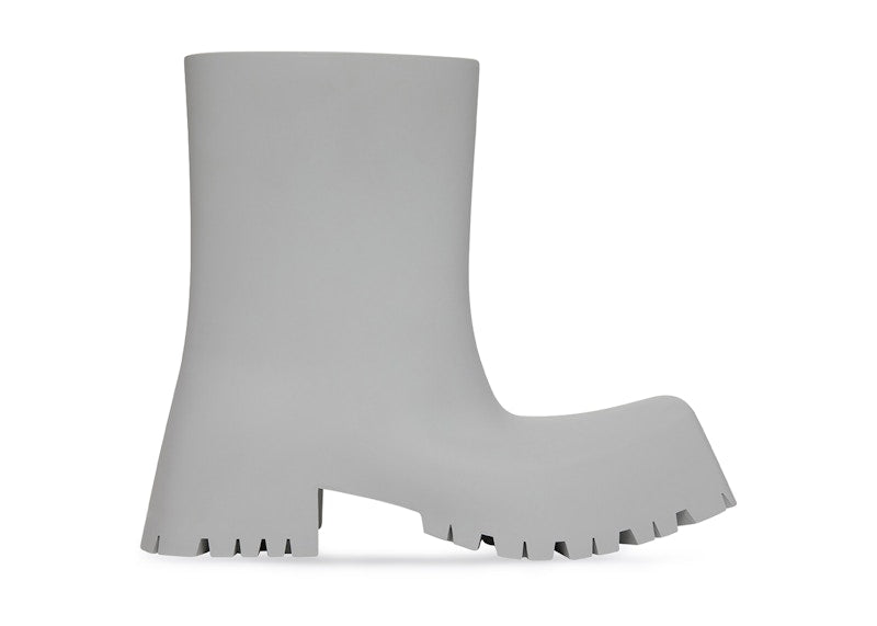 Balenciaga Trooper Rubber Boot Grey