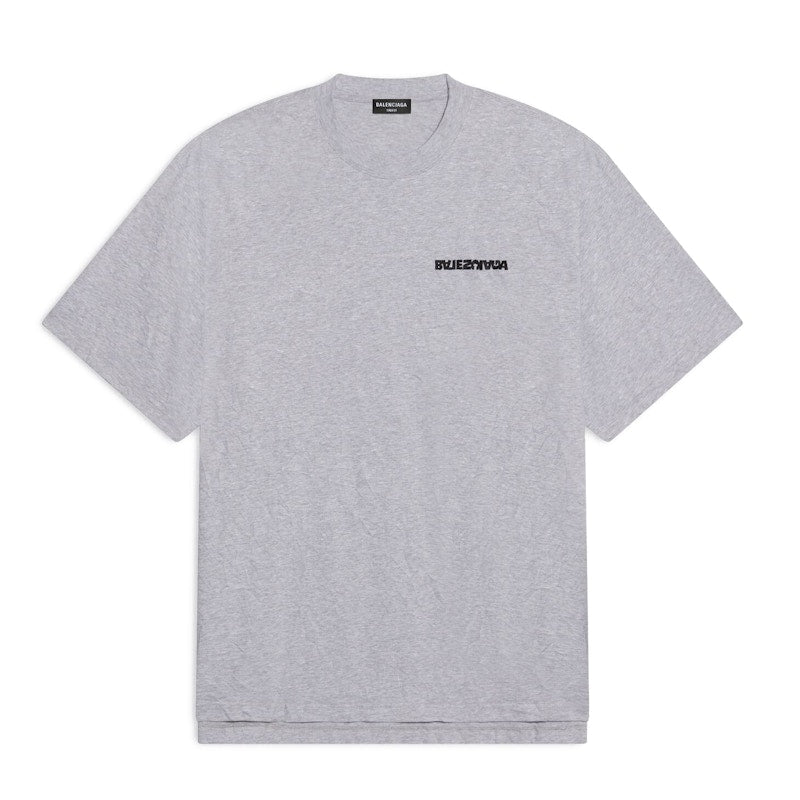 Balenciaga Turn Slit T-Shirt Grey