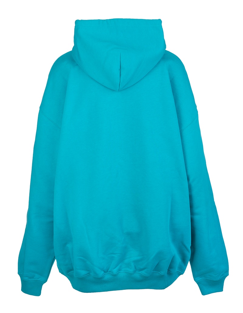 Balenciaga Unisex BB Oversize Hoodie Turquoise