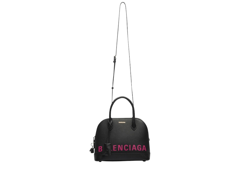 Balenciaga Ville Top Handle S Black/Pink