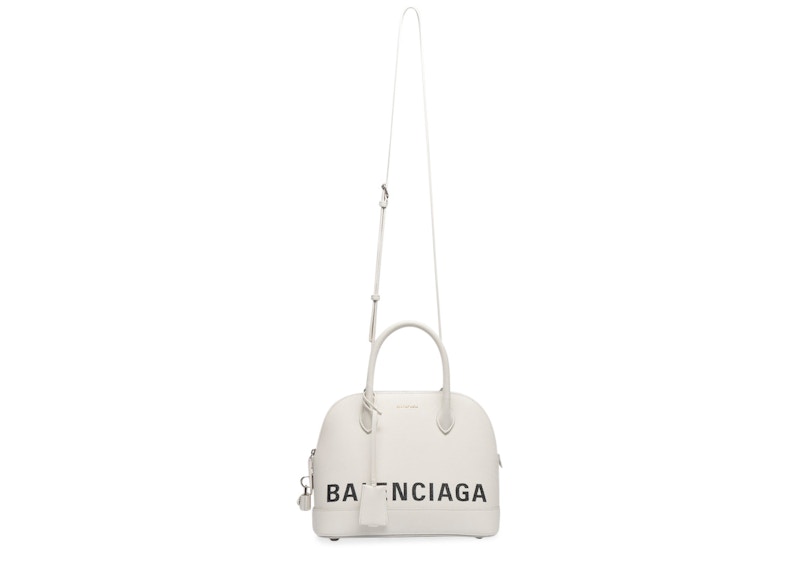 Balenciaga Ville Top Handle S White/Black