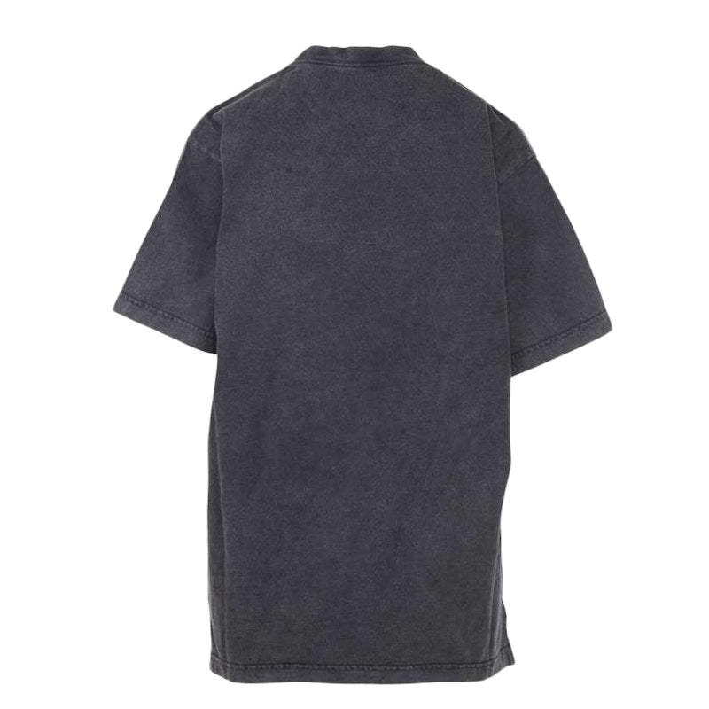 Balenciaga Women Worldwide Logo T-Shirt Black