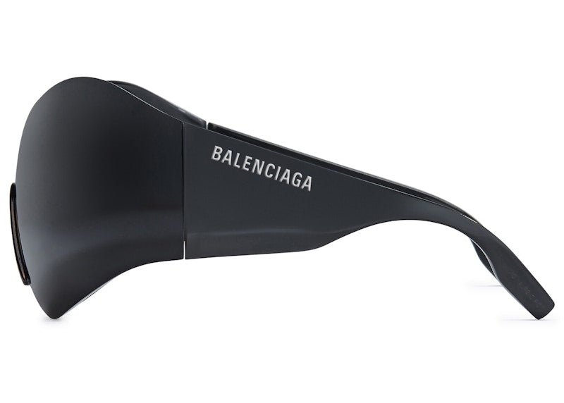 Balenciaga Women's Mask Butterfly Sunglasses (Engravement Style) Black (664096T00031000)