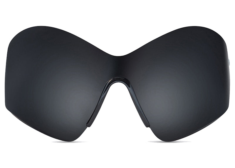 Balenciaga Women's Mask Butterfly Sunglasses (Engravement Style) Black (664096T00031000)