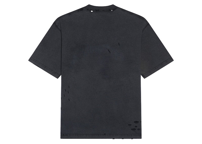 Balenciaga Womens Maison Balenciaga Medium Fit T-Shirt Black/Orange/White