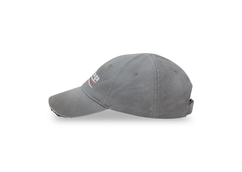 Balenciaga Women's Political Campaign Cap Grey