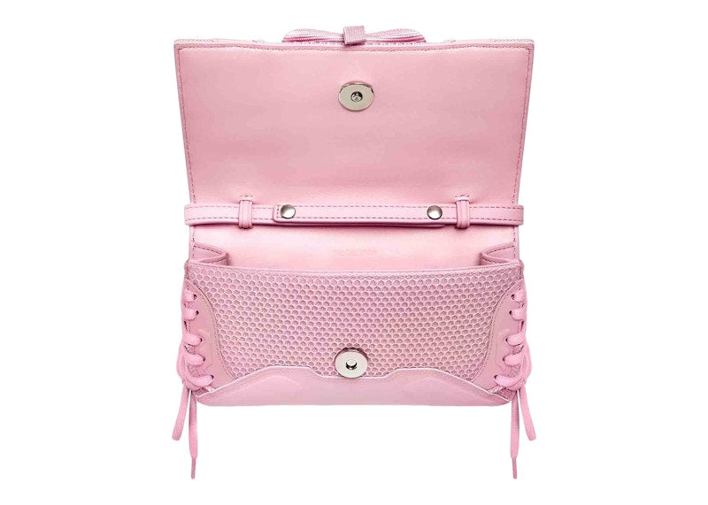 Balenciaga Women's Trainershead Phone Holder with Strap Pink