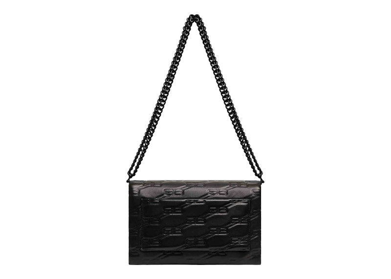 Balenciaga Women's Triplet Medium Bag BB Monogram Black