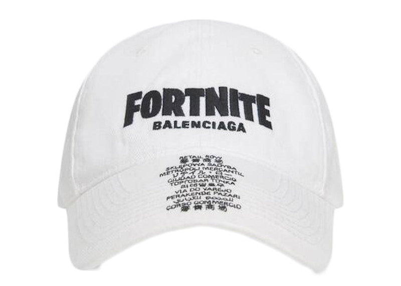 Balenciaga x FORTNITE©2021 Cap White