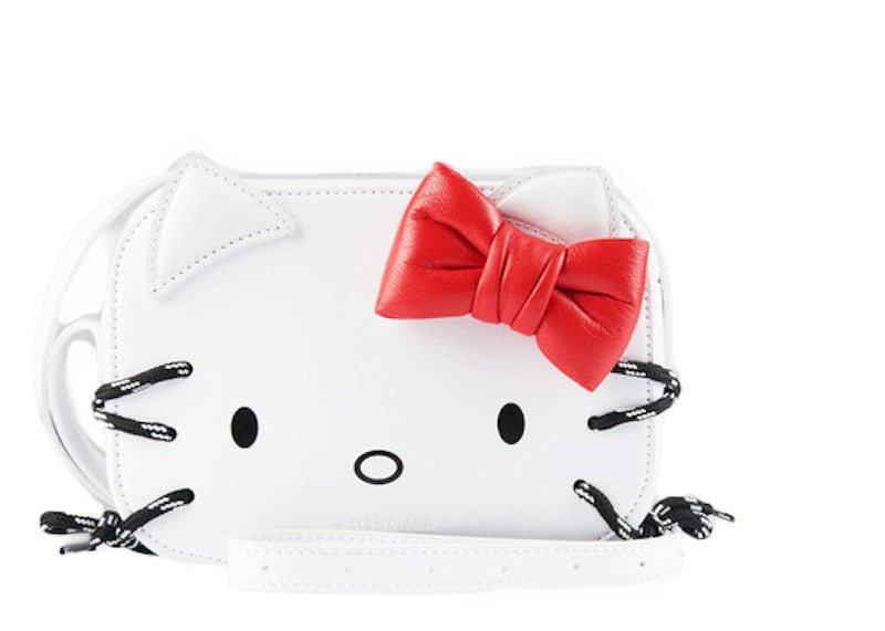 Balenciaga x Hello Kitty Camera Bag XS White