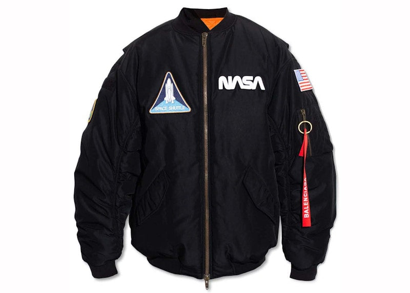 Balenciaga x NASA Bomber Jacket Black