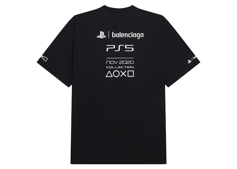Balenciaga x PlayStation Boxy T-shirt Black