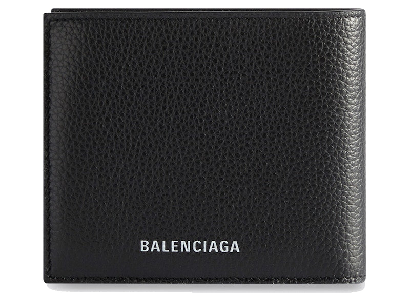 Balenciaga x The Simpsons Square Folded Coin Wallet Black