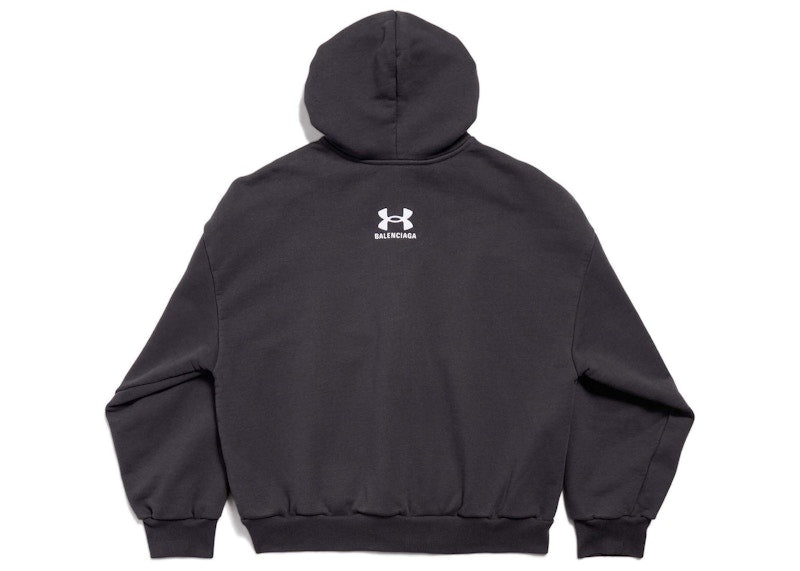 Balenciaga x Under Armour Zip-Up Hoodie Regular Fit Black/White