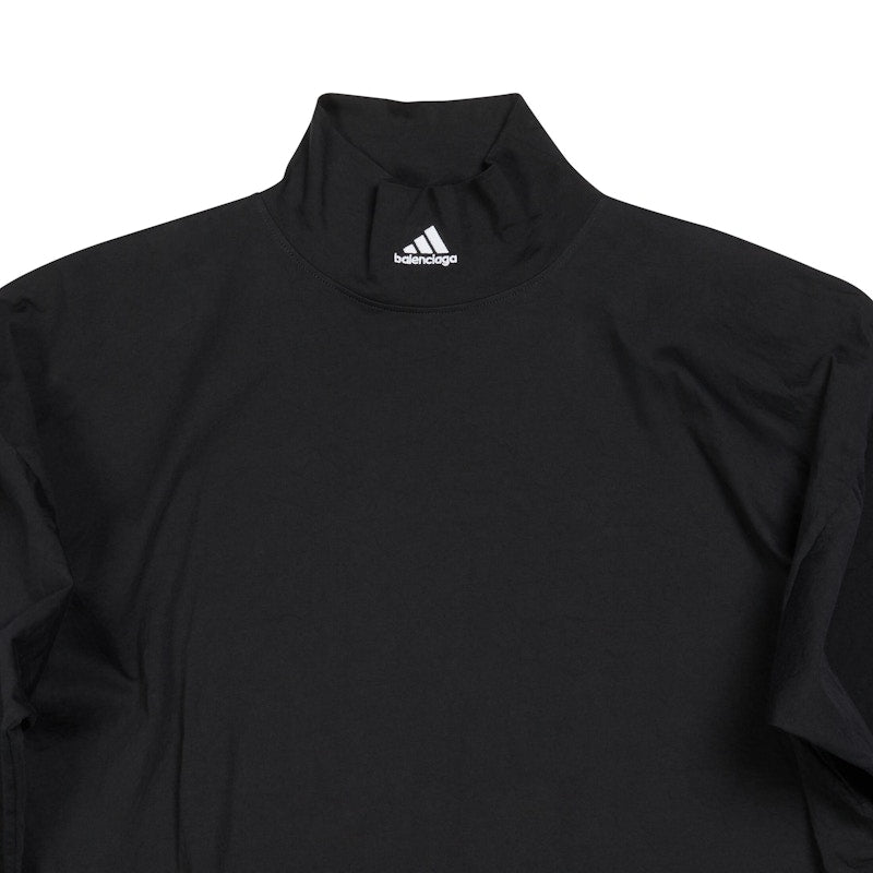 Balenciaga x adidas High Neck T-Shirt Black