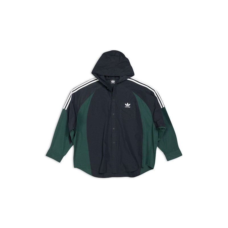 Balenciaga x adidas Hooded Shirt Black