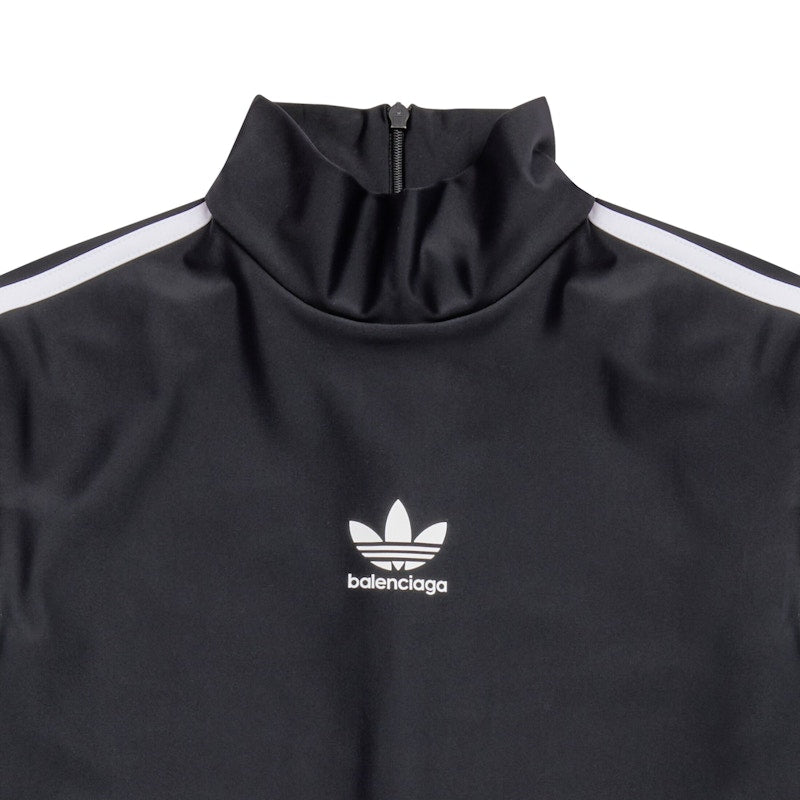Balenciaga x adidas Long Sleeve Mini Dress Black