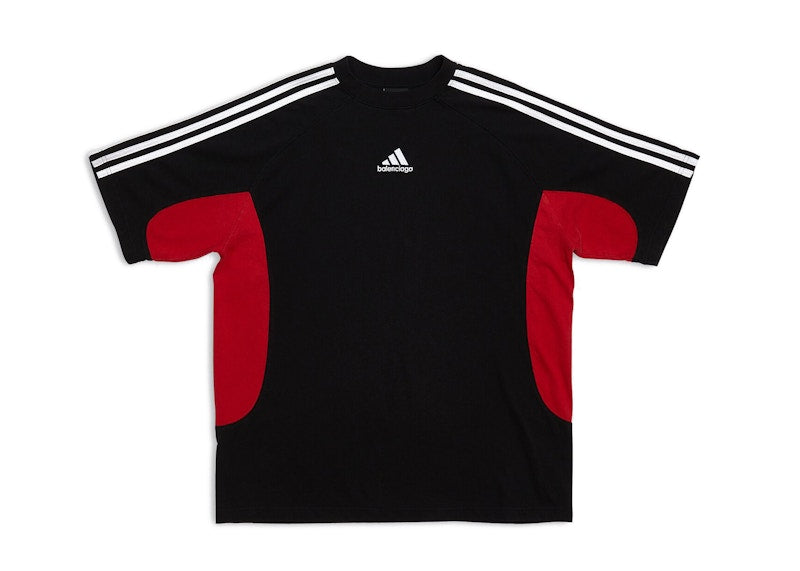 Balenciaga x adidas Medium Fit T-Shirt Black Red