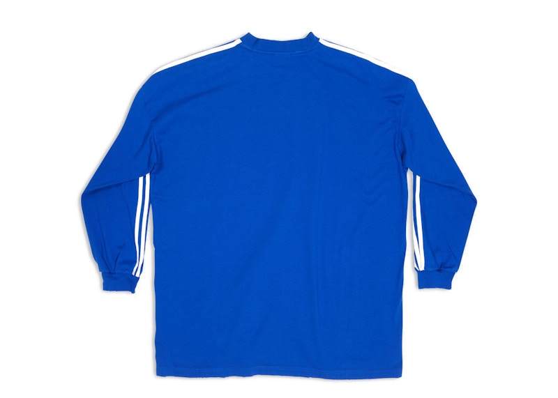 Balenciaga x adidas Oversized L/S T-Shirt Blue