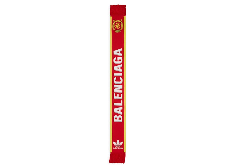 Balenciaga x adidas Soccer Scarf Red/White