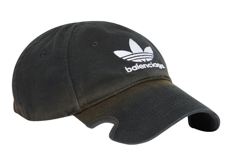 Balenciaga x adidas Trefoil Balenciaga Logo Cap Black/White