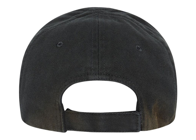 Balenciaga x adidas Trefoil Balenciaga Logo Cap Black/White