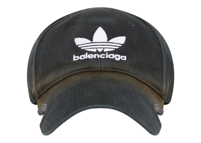 Balenciaga x adidas Trefoil Balenciaga Logo Cap Black/White