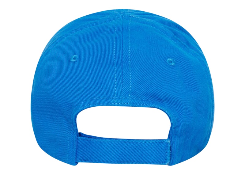 Balenciaga x adidas Trefoil Balenciaga Logo Cap Blue/White