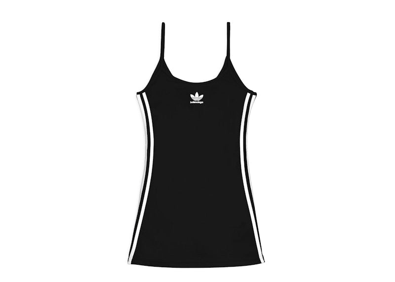 Balenciaga x adidas Women's Strap Mini One Piece Black White