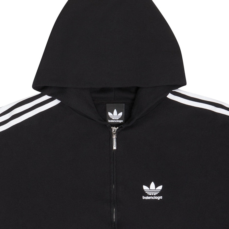 Balenciaga x adidas Zip-Up Hoodie Small Fit Black