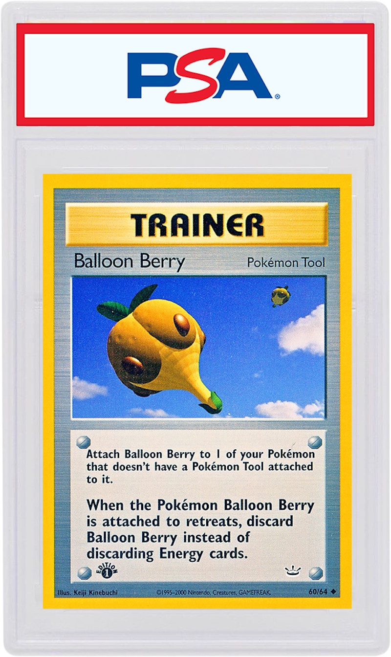 Balloon Berry 2001 Pokemon TCG Neo Revelation 1st Edition #60/64 (PSA or BGS Graded)
