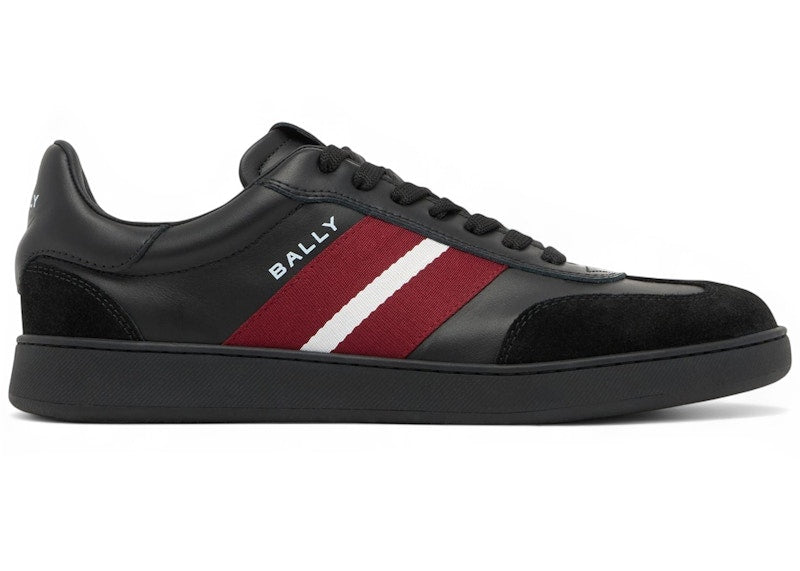 Bally Retro Crest Sneaker Black Red