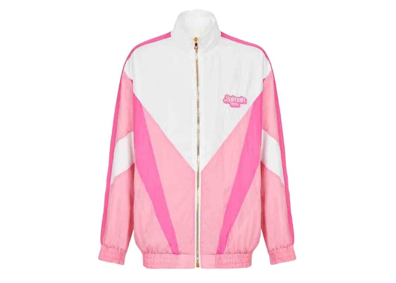 Balmain x Barbie - Nylon Jacket Pink and White
