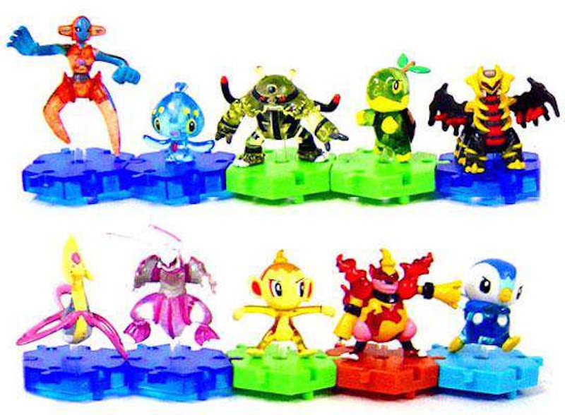 Banpresto Pokemon Connecting Figures Series 3 Translucent PVC Figure (Set of 10 Connecting)