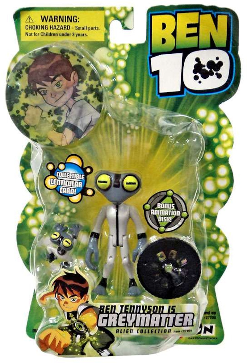 Bandai America Ben 10 Alien Collection Series 1 GreyMatter Action Figure
