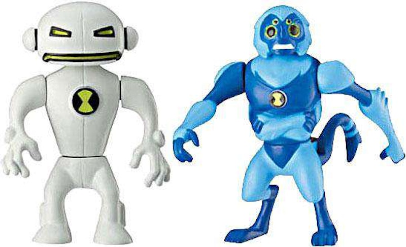 Bandai America Ben 10 Alien Creation Chamber Spidermonkey & Echo Echo Mini Figure 2-Pack