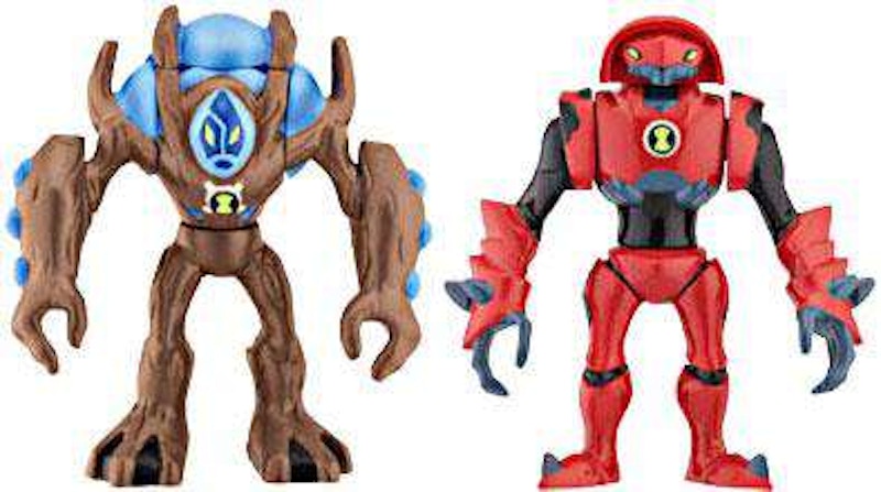 Bandai America Ben 10 Alien Creation Chamber Water Hazard & Ultimate Swampfire Mini Figure 2-Pack