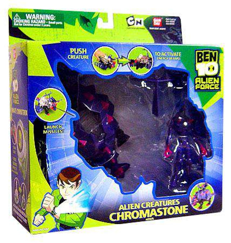 Bandai America Ben 10 Alien Creatures Chromastone Action Figure Set
