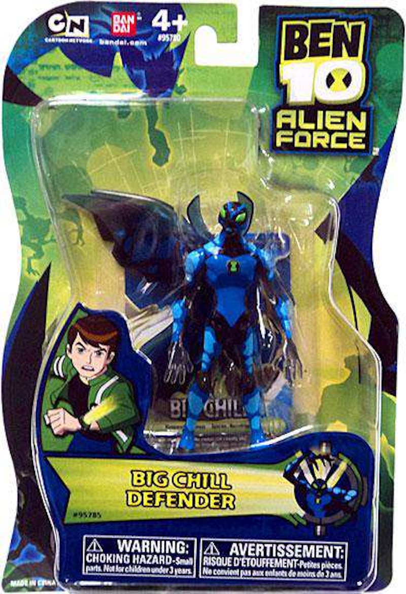 Bandai America Ben 10 Alien Force Big Chill Defender, No Mini Alien Action Figure