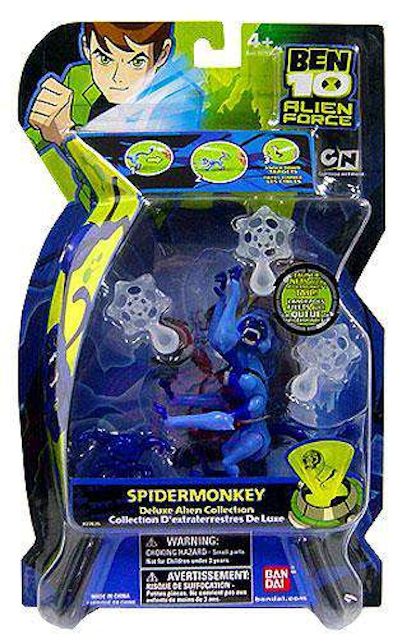 Bandai America Ben 10 Deluxe Alien Collection Spidermonkey Action Figure