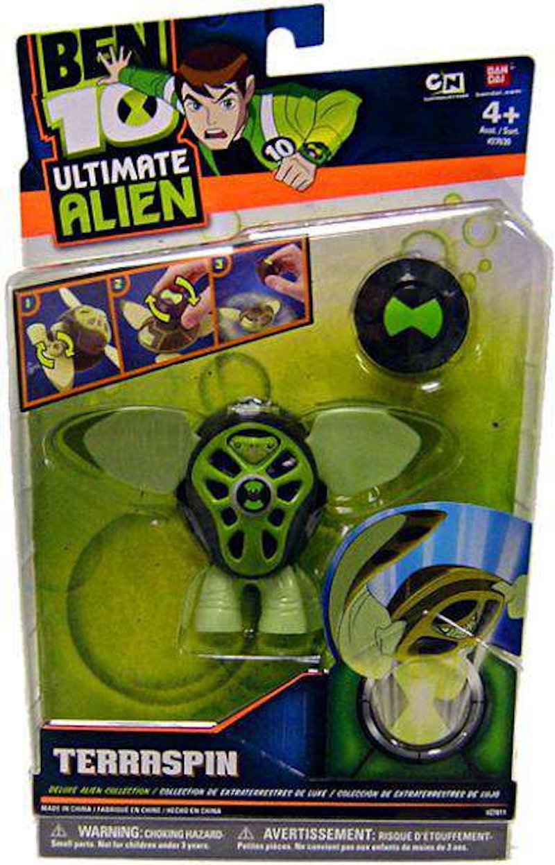 Bandai America Ben 10 Deluxe Alien Collection Terraspin Action Figure