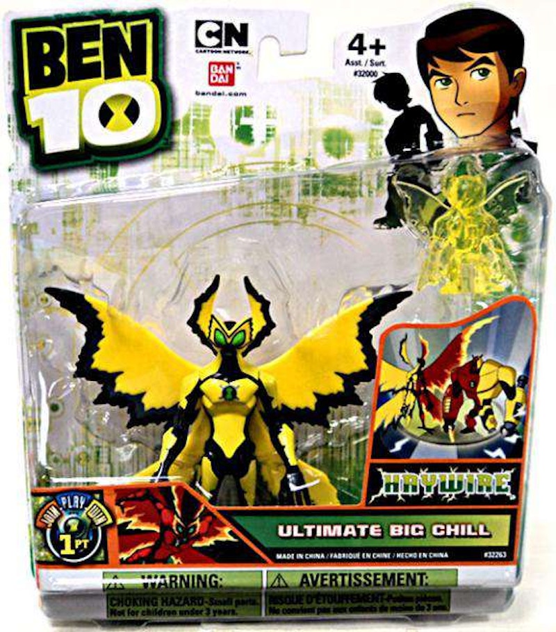 Bandai America Ben 10 Ultimate Alien Big Chill Ultimate, Haywire Action Figure