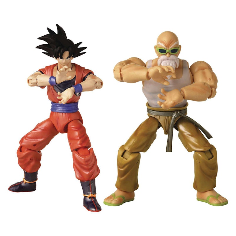 Bandai Dragon Ball Dragon Stars Mutenroshi & Goku 2021 SDCC Exclusive Action Figure 2-Pack