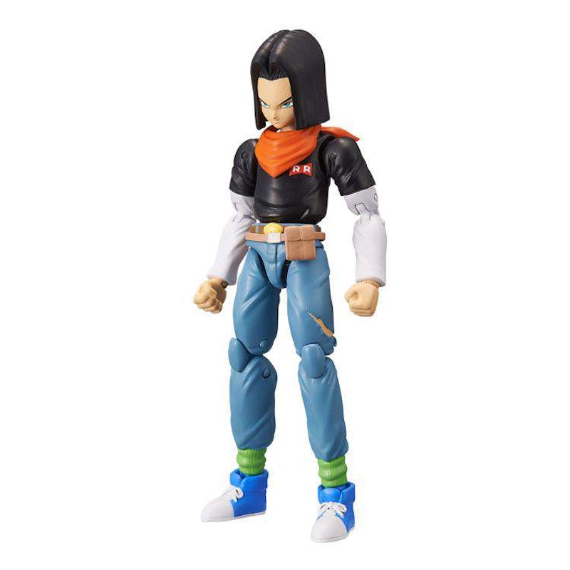 Bandai America Dragon Ball Dragon Stars Series 10 Android 17 Build-a-Figure Action Figure