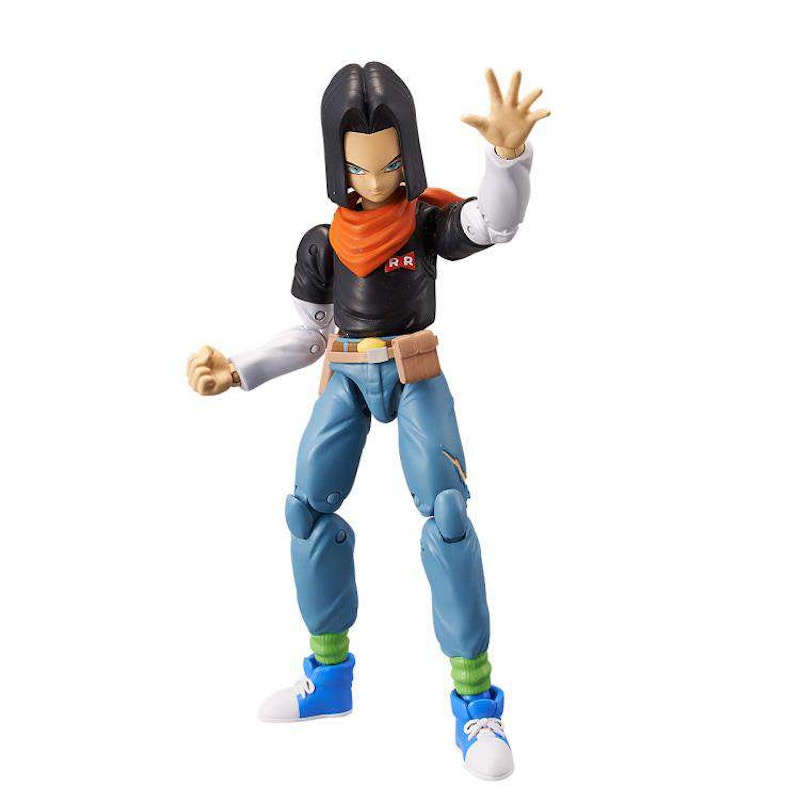 Bandai America Dragon Ball Dragon Stars Series 10 Android 17 Build-a-Figure Action Figure