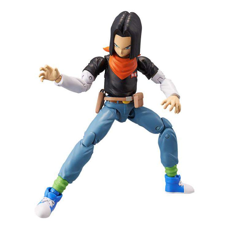 Bandai America Dragon Ball Dragon Stars Series 10 Android 17 Build-a-Figure Action Figure