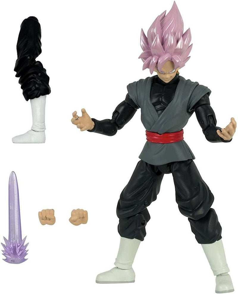 Bandai Dragon Ball Dragon Stars Series 4 Super Saiyan Rose Goku Black Fusion Zamasu BAF Action Figure