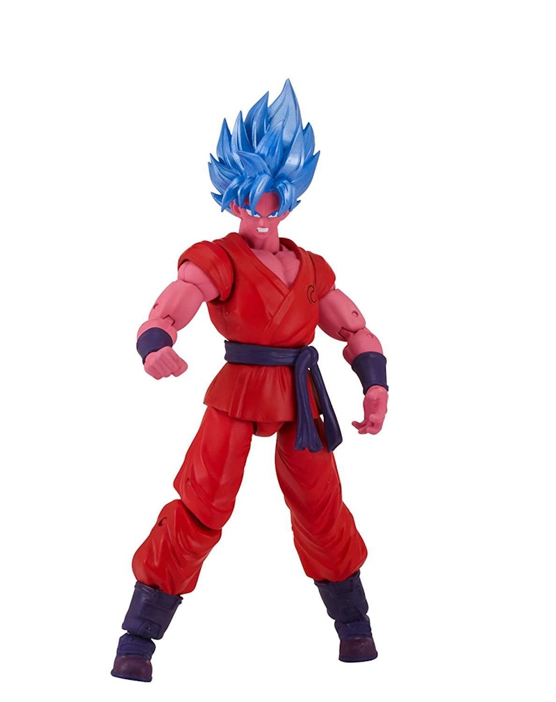 Bandai America Dragon Ball Dragon Stars Series 6 Super Saiyan Blue Kaioken Goku Kale BAF Action Figure