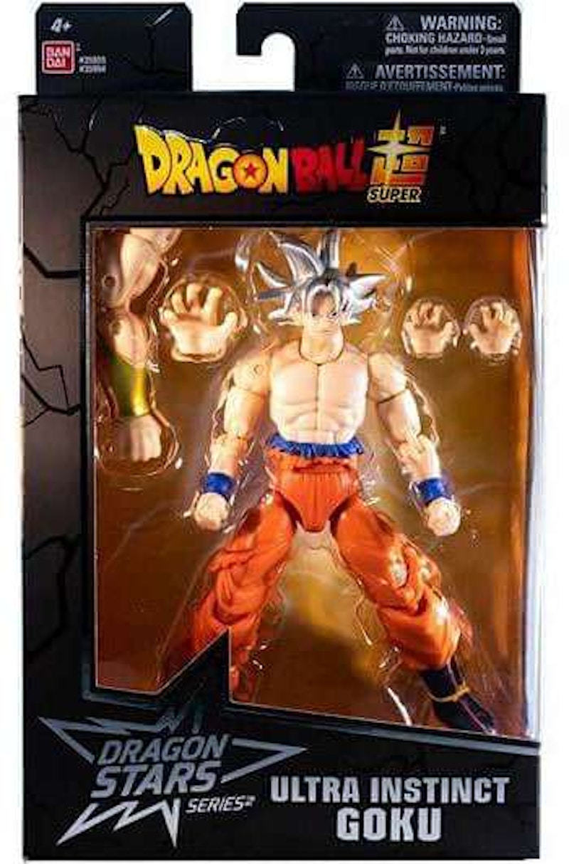 Bandai America Dragon Ball Dragon Stars Series 7 Ultra Instinct Goku Broly BAF Action Figure